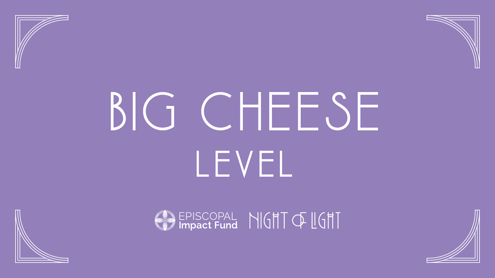 BIG CHEESE Sponsorship Level