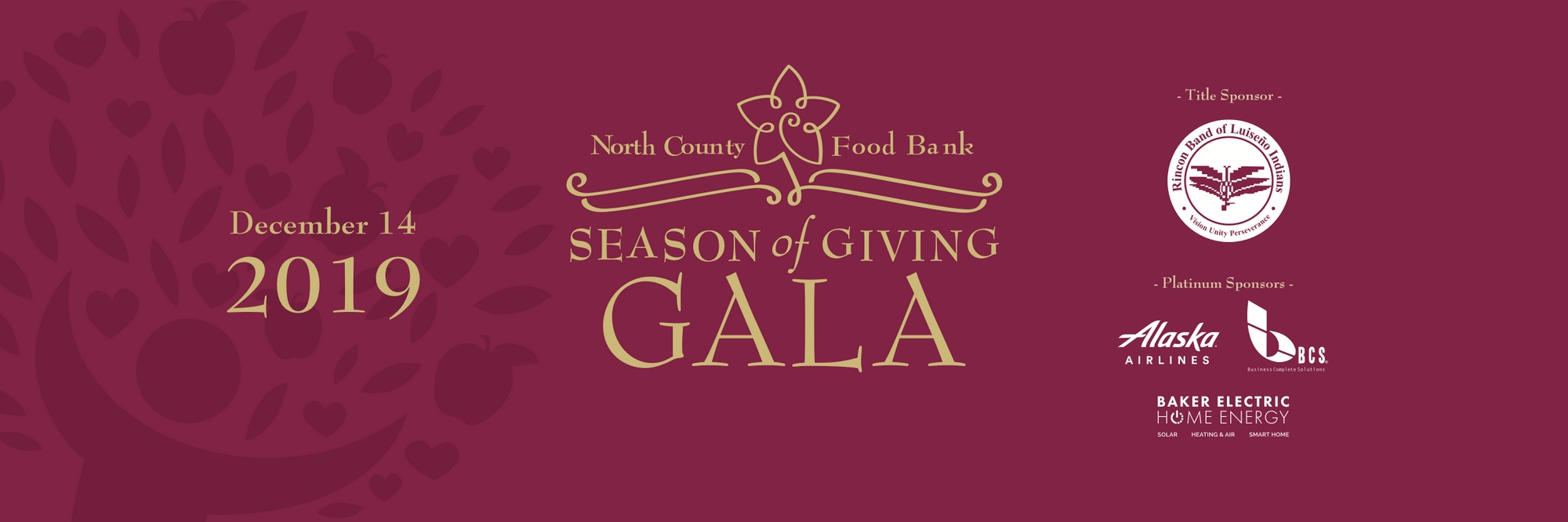 2019 North County Food Bank Gala Season Of Giving