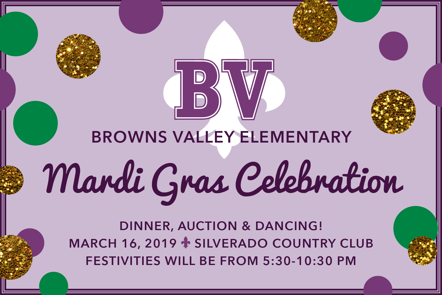 2019 Auction Tickets Browns Valley Elementary