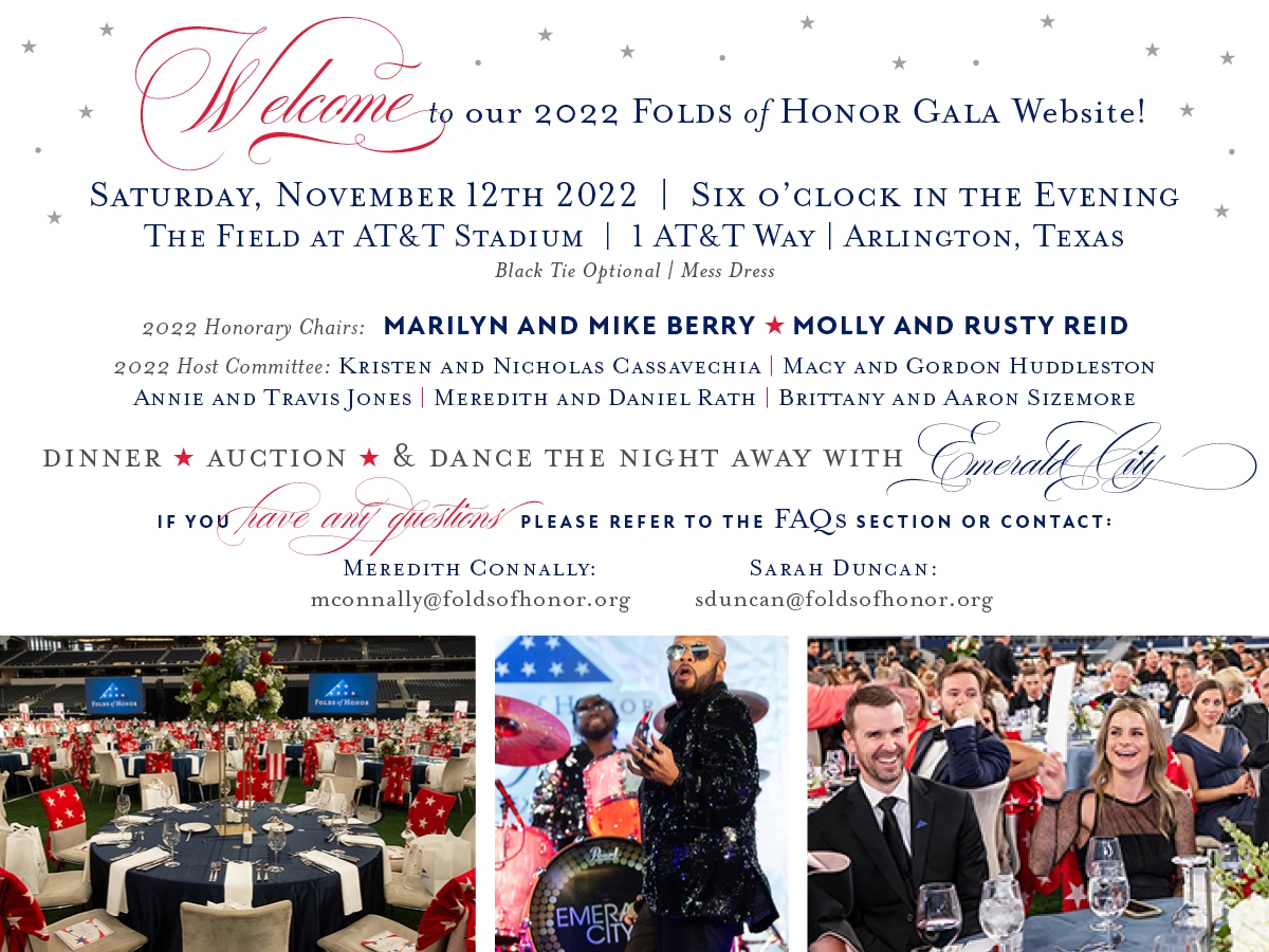 2022 Folds of Honor Gala