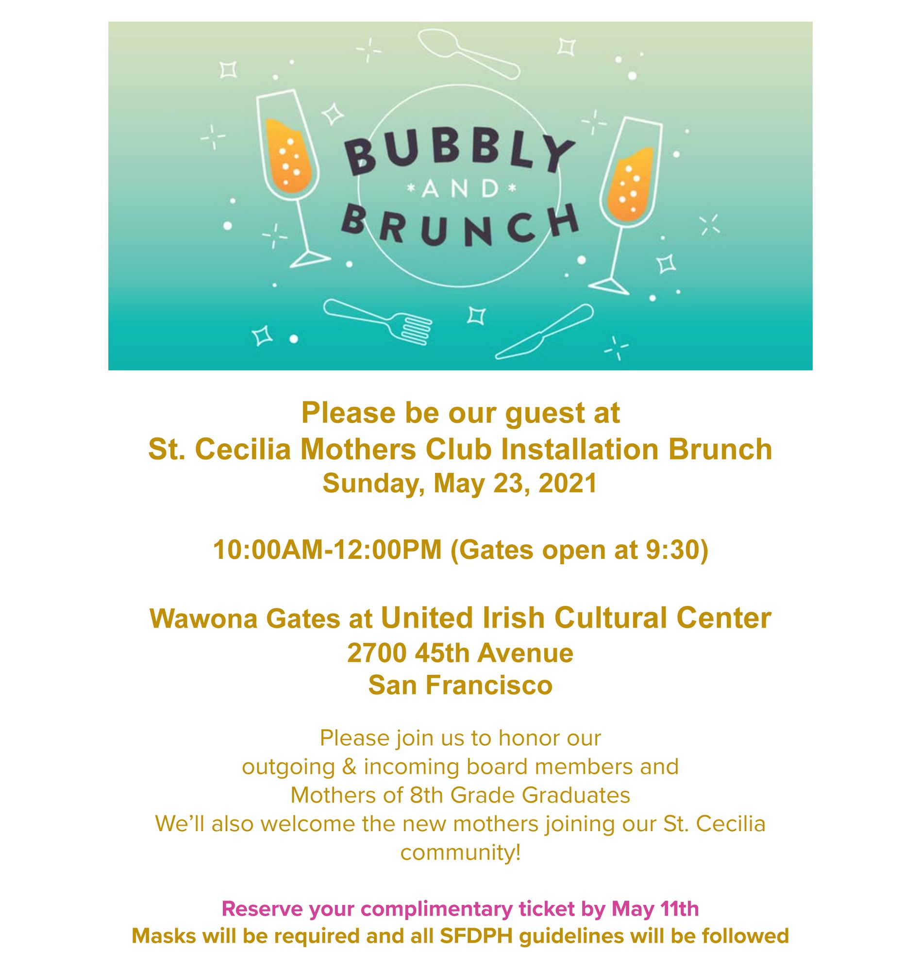 Installation Brunch Invitation