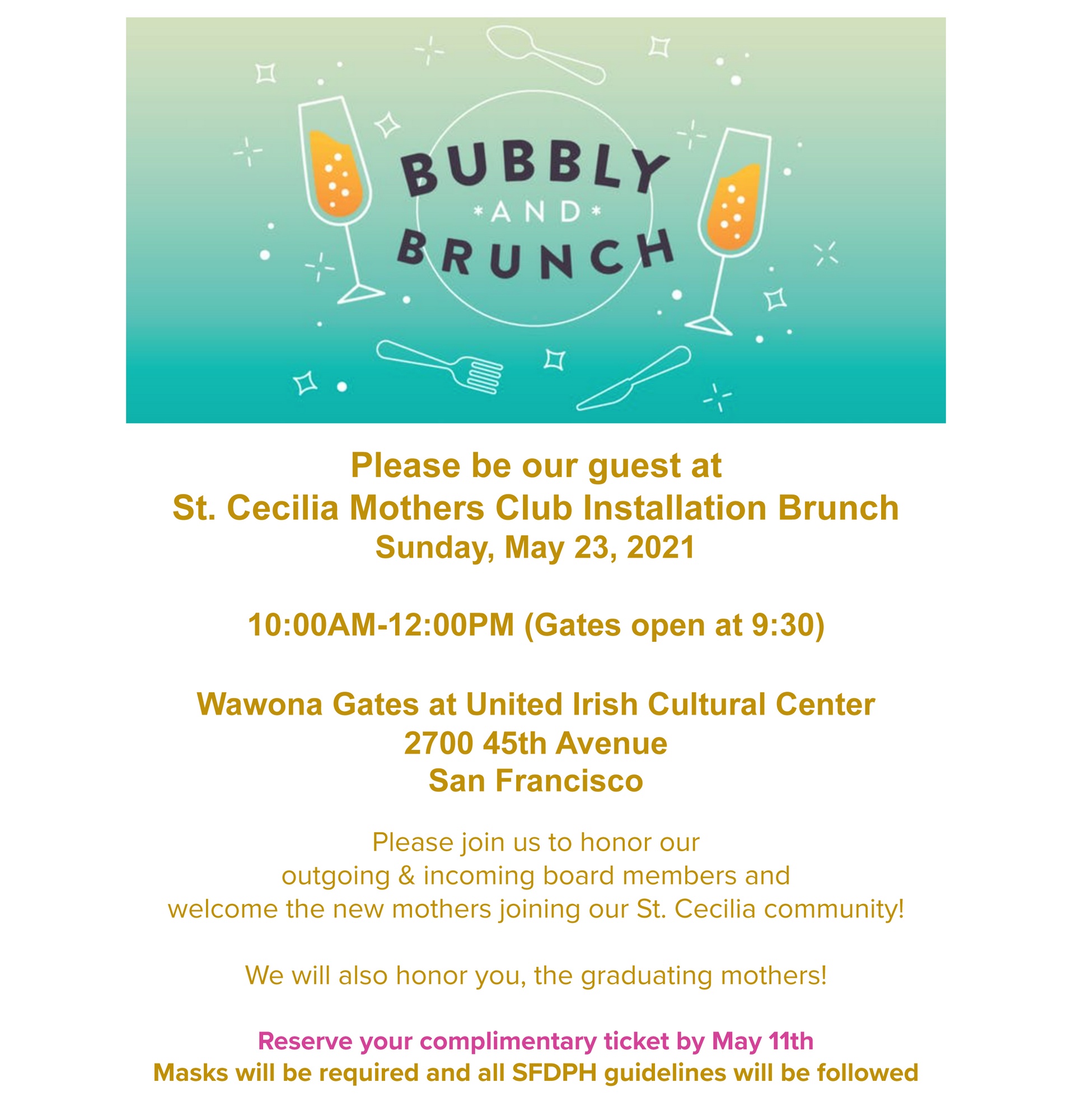 Installation Brunch Invitation