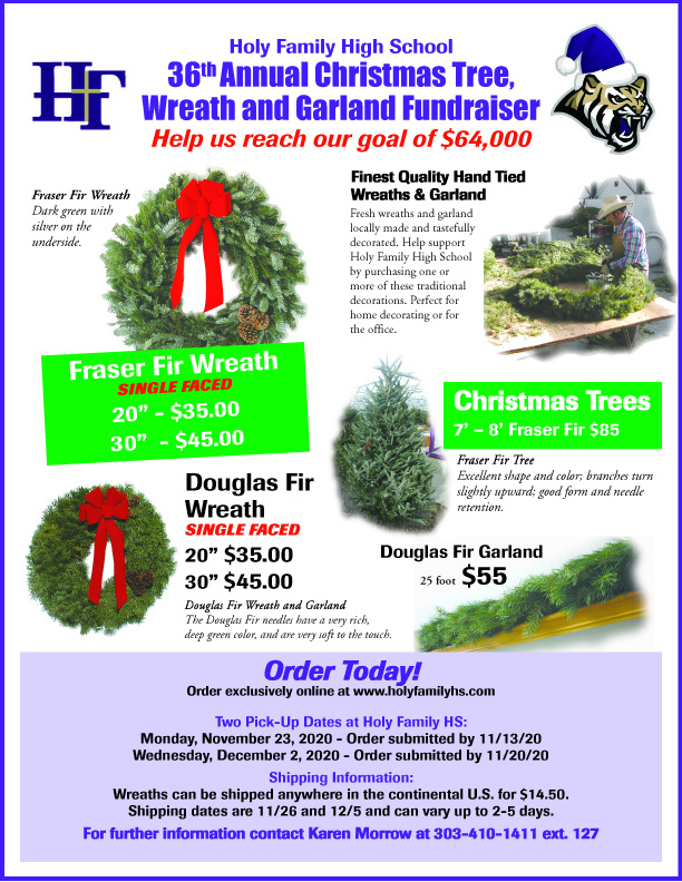 36th Annual Christmas Tree & Wreath Fundraiser