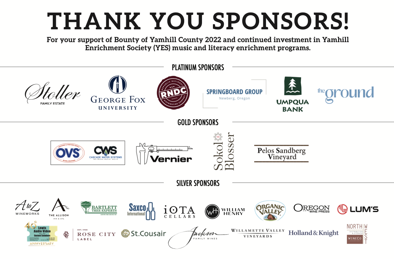 Bounty of Yamhill County 2022